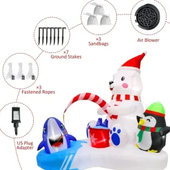 Structure De Noël Gonflable - Banquise