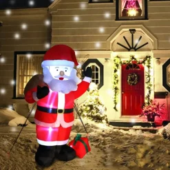 Structure De Noël Gonflable - Père Noël