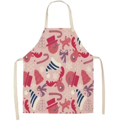 Tablier De Noël - Noël Rose Foncé