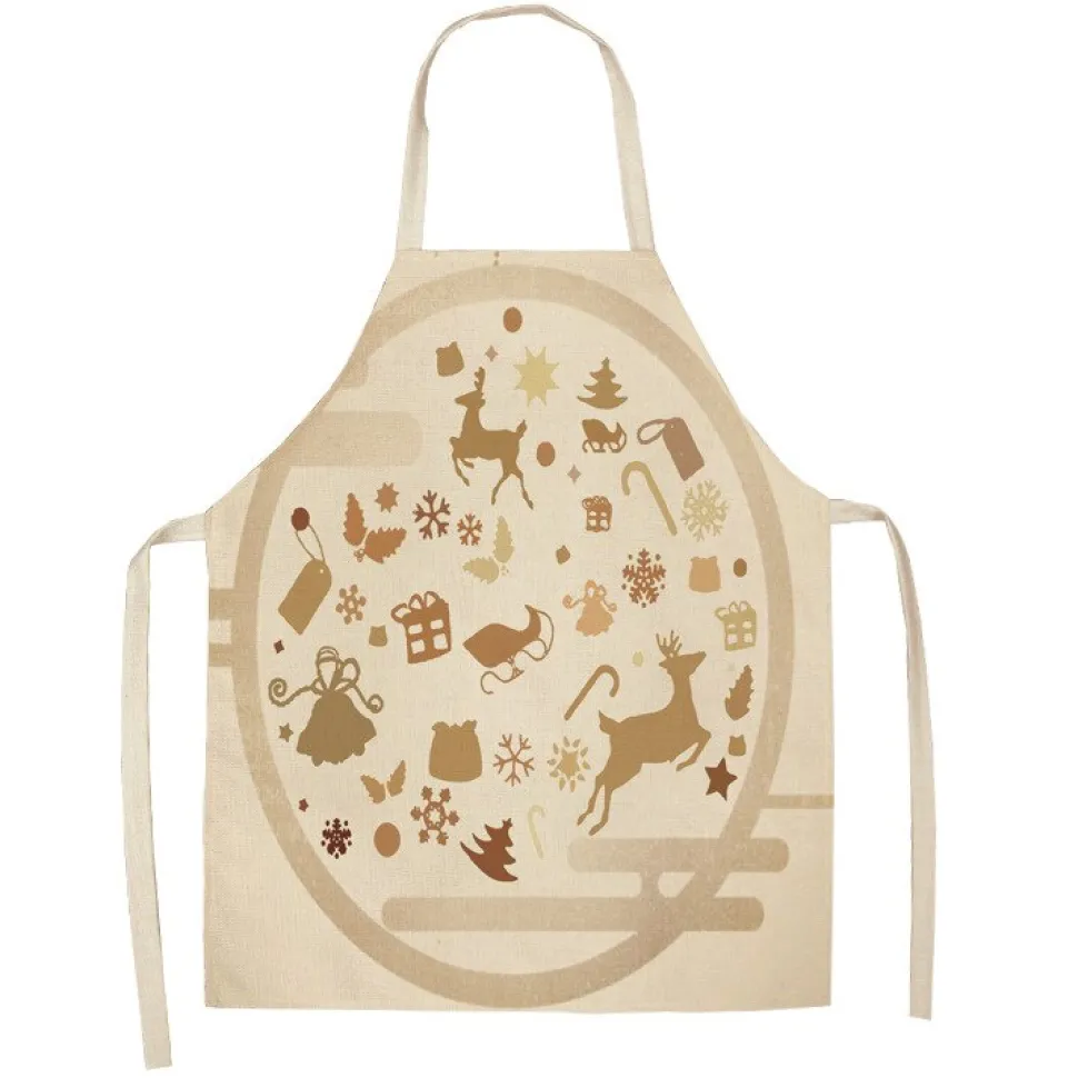 Tablier De Noël Beige