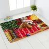 Tapis De Noël - Chiot Dans Un Cadeau