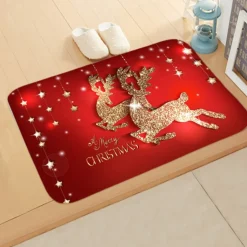 Tapis De Noël - Couple De Rennes