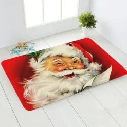 Tapis Père Noël Style Coca-Cola