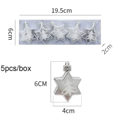 Étoiles De Noël Argentées