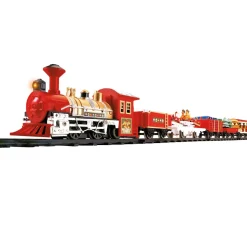 Train Rouge De Noël électrique Lumineux Et Musical