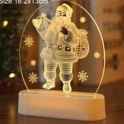 Veilleuse De Noël à Piles