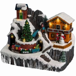 Village Lumineux De Noël - Le Chalet